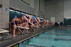 Swimming vs Babson  Wheaton College Swimming vs Babson College. - Photo By: KEITH NORDSTROM : Wheaton, Swimming, Babson